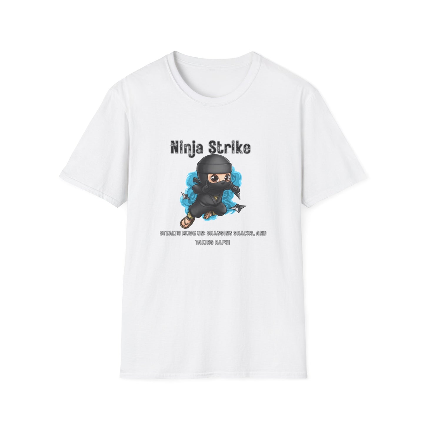 Ninja Strike Unisex Heavy Cotton Tee - Fun Graphic Tee for Kids & Adults