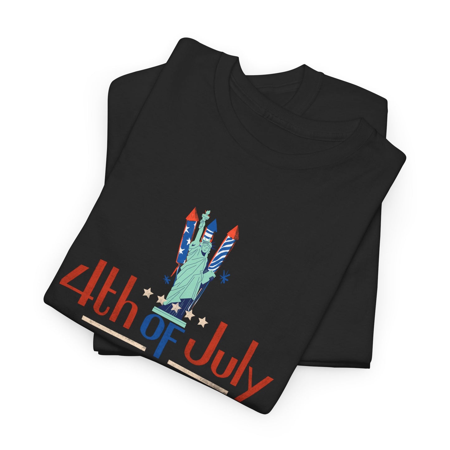 Independence Day - Unisex Heavy Cotton Tee for July 4th Celebration