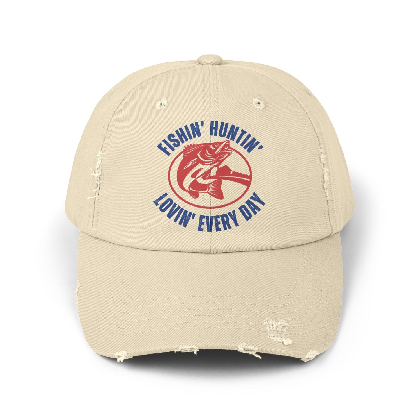 Cap with Fishin Huntin Lovin Everyday Design - Unisex