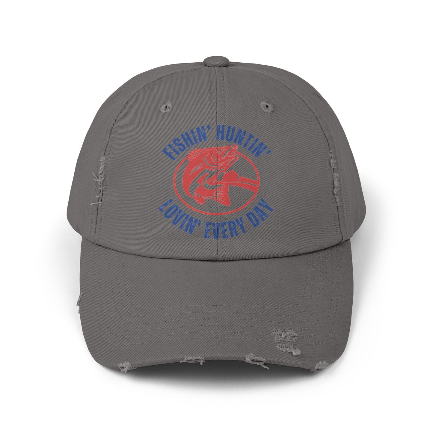 Cap with Fishin Huntin Lovin Everyday Design - Unisex