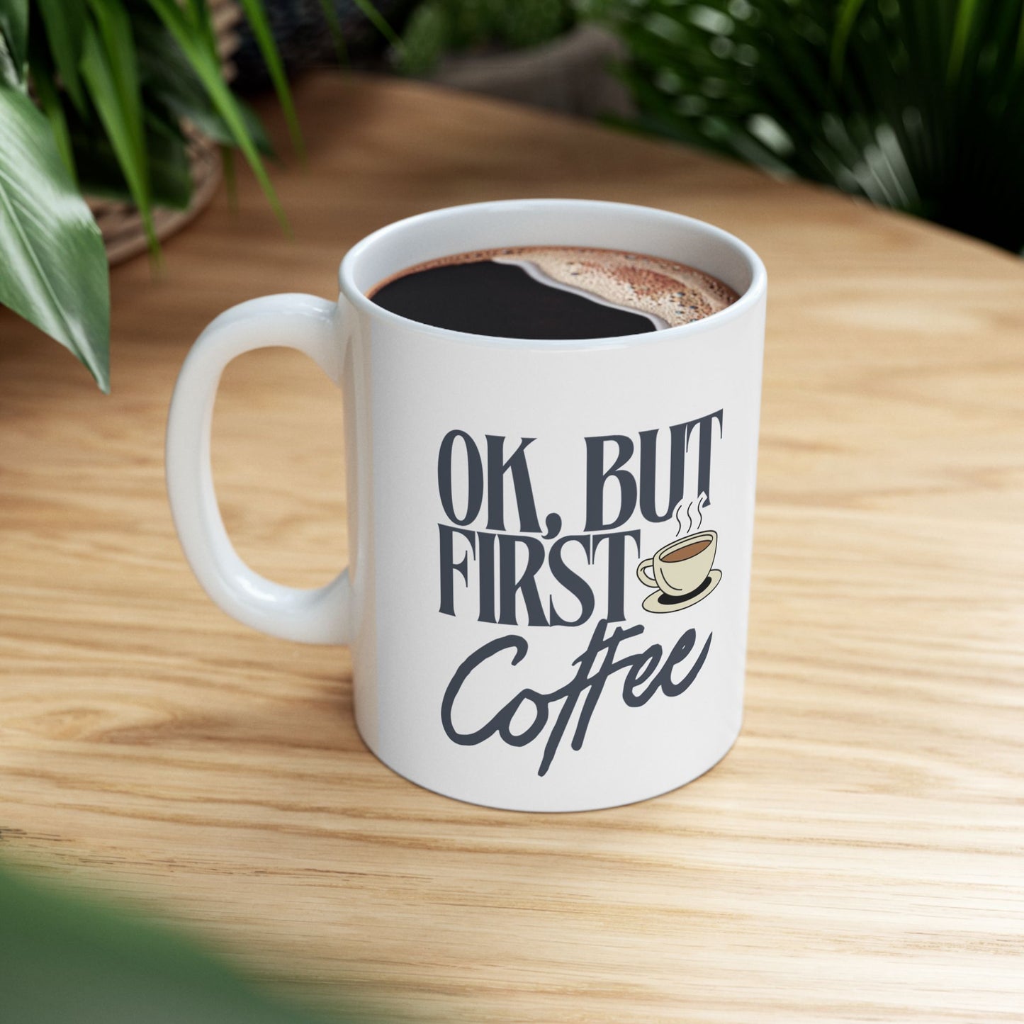 Coffee Lover's Ceramic Mug Funny Gift Cute Coffee Cup 11oz 15oz Perfect for Home or Office