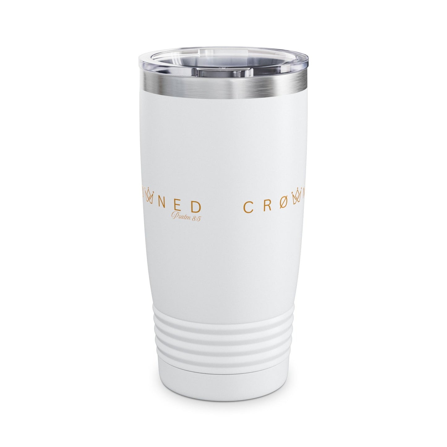 Crowned Ringneck Tumbler 20oz Inspirational Drinkware Travel Mug Gift for Queens Motivational Cup for Her Wedding Birthday