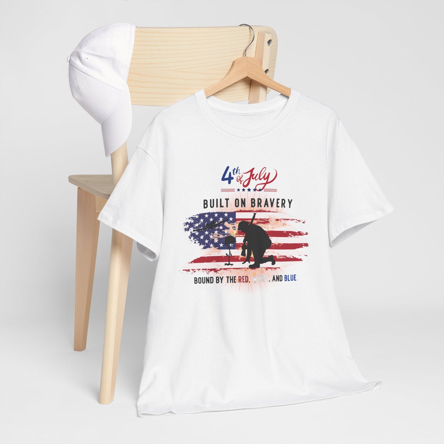 Patriotic Graphic Tee, 4th of July T-Shirt, American Flag Shirt, Casual Summer Wear, Independence Day Outfit