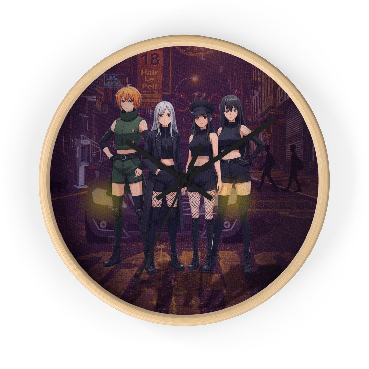 Anime-Inspired Wall Clock: Home Decor for Fans & Geeky Enthusiasts