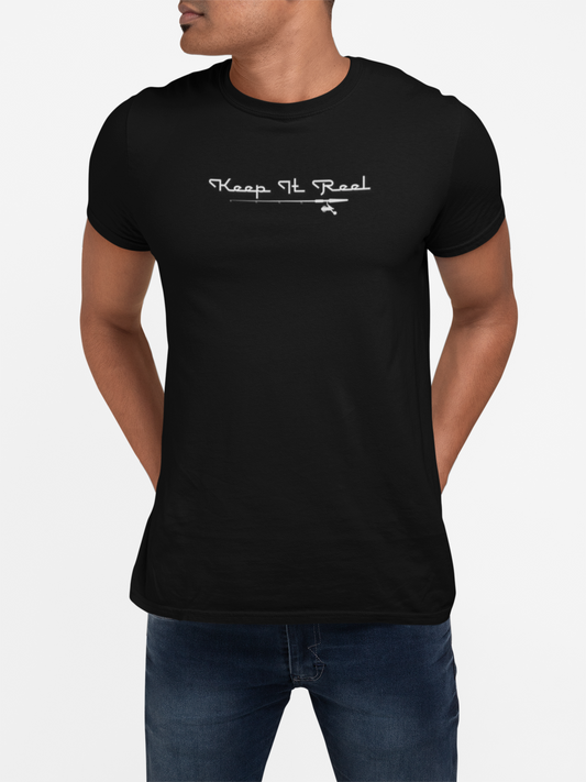 Fun Fishing Unisex Tee - Keep It Reel - Outdoors Fishing Rod Shirt