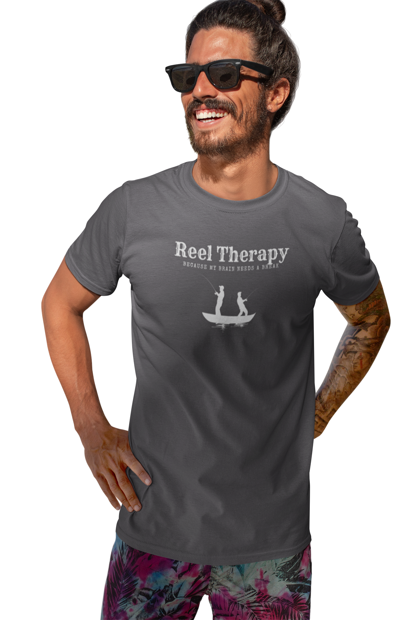 Fishing Therapy Unisex Tee