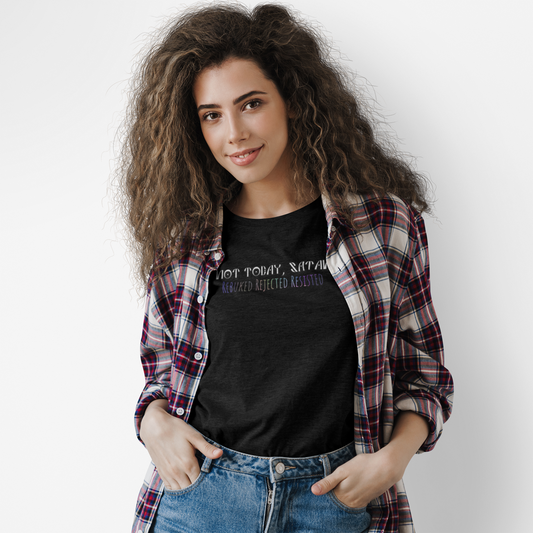 T-Shirt not today, satan Unisex Heavy Cotton Tee