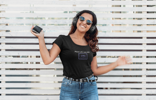 Lofi Cassette Tee - Funny Quote for Lofi Lovers Unisex Heavy Cotton