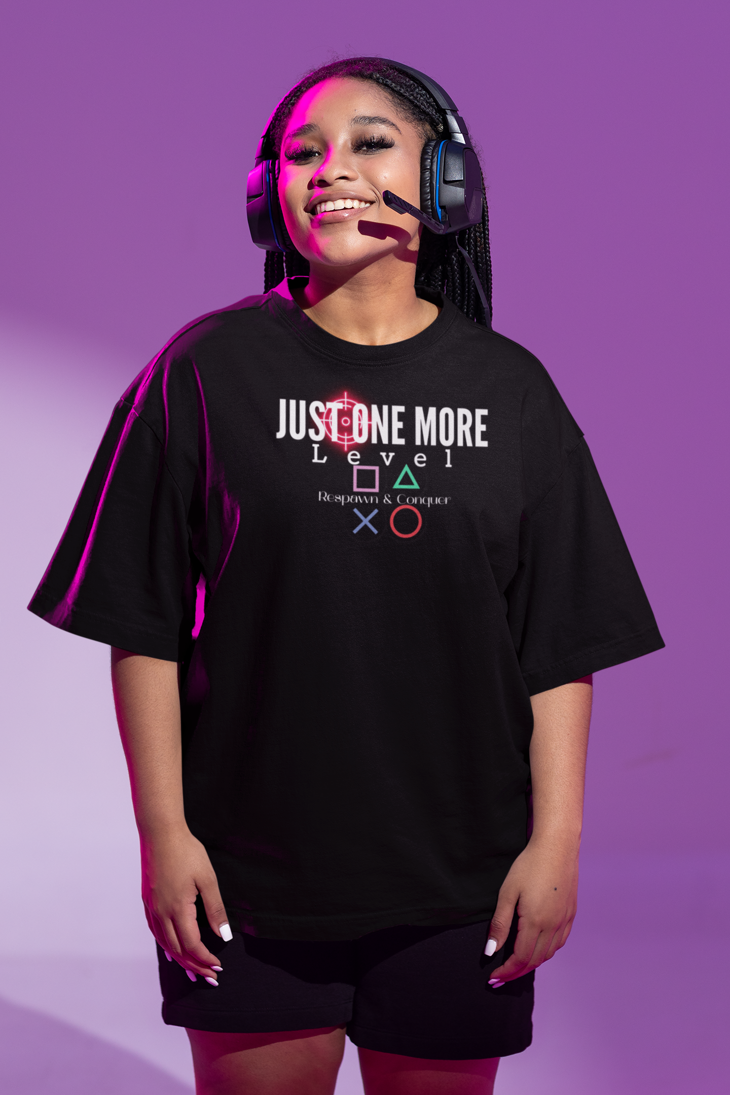 Gamer Tee - Just One More Level Respawn & Conquer Shirt