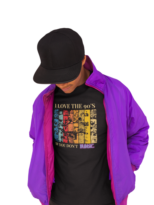 Nostalgic 90s Collage Unisex T-Shirt Retro Pop Culture Tee
