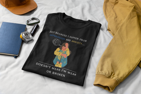 Mental Health Awareness Tee for Depression and Anxiety Support