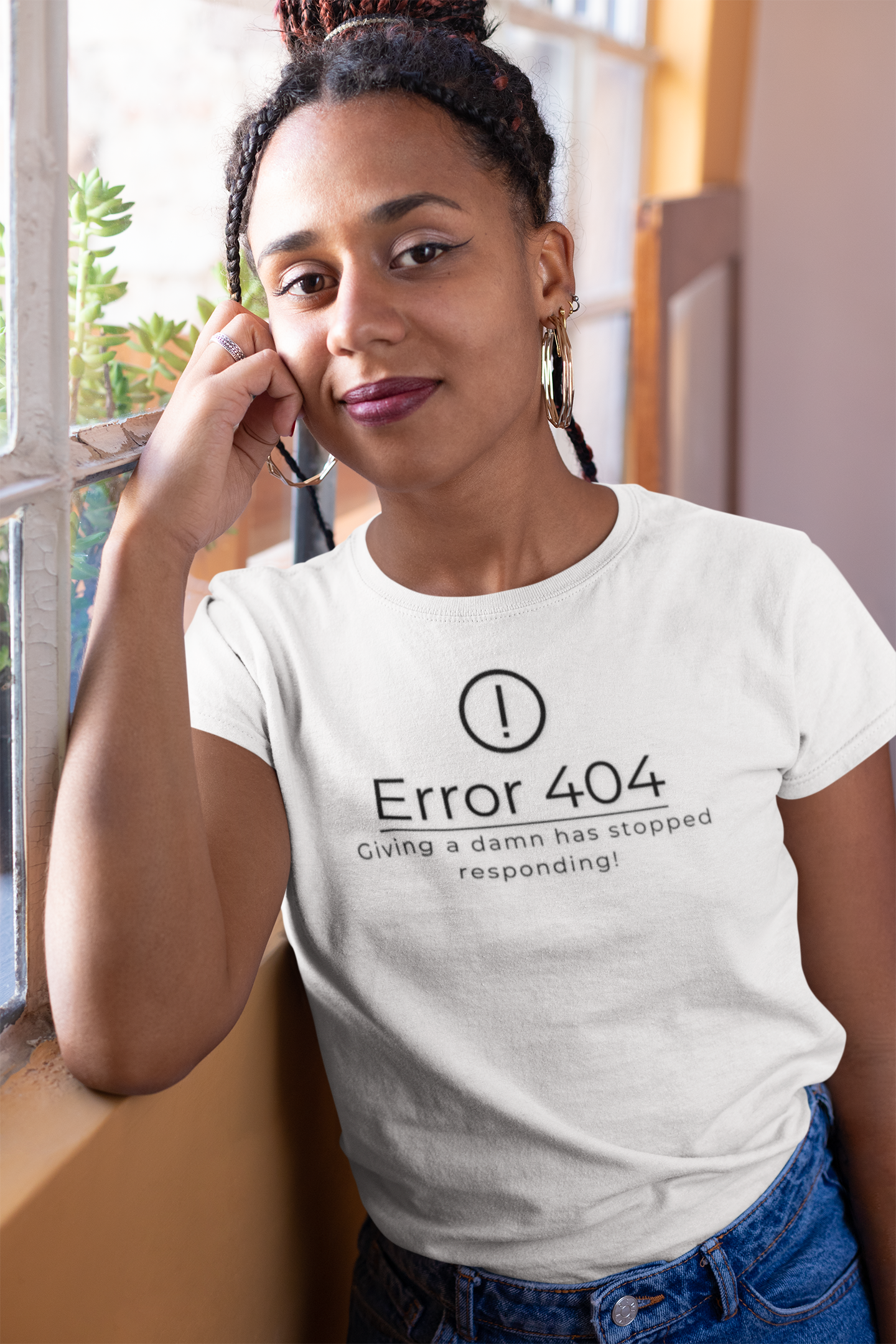 Error 404 Graphic Tee Unisex Cotton T-Shirt Funny Graphic Tee Trendy Casual Apparel Gift for Tech Lovers Humor Wear Unique Design