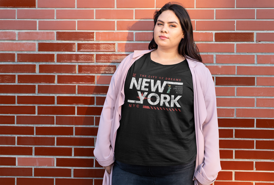 T-Shirt New York City Of Dreams Unisex Heavy Cotton Tee