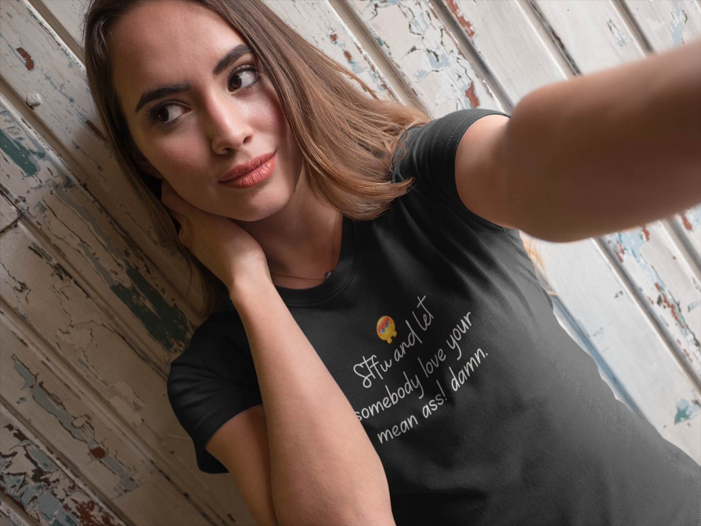 Funny Unisex Heavy Cotton Tee - "Sftu and Let Somebody Love Your Mean Ass!" - Casual Wear, Gift for Friends, Birthday, Humor Tee, [...]