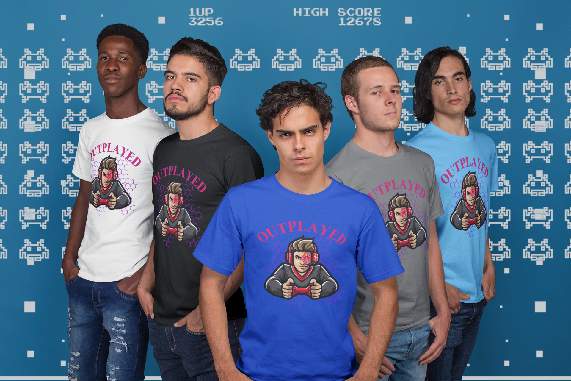 Gaming Vibes Unisex T-Shirt - Outplayed Design