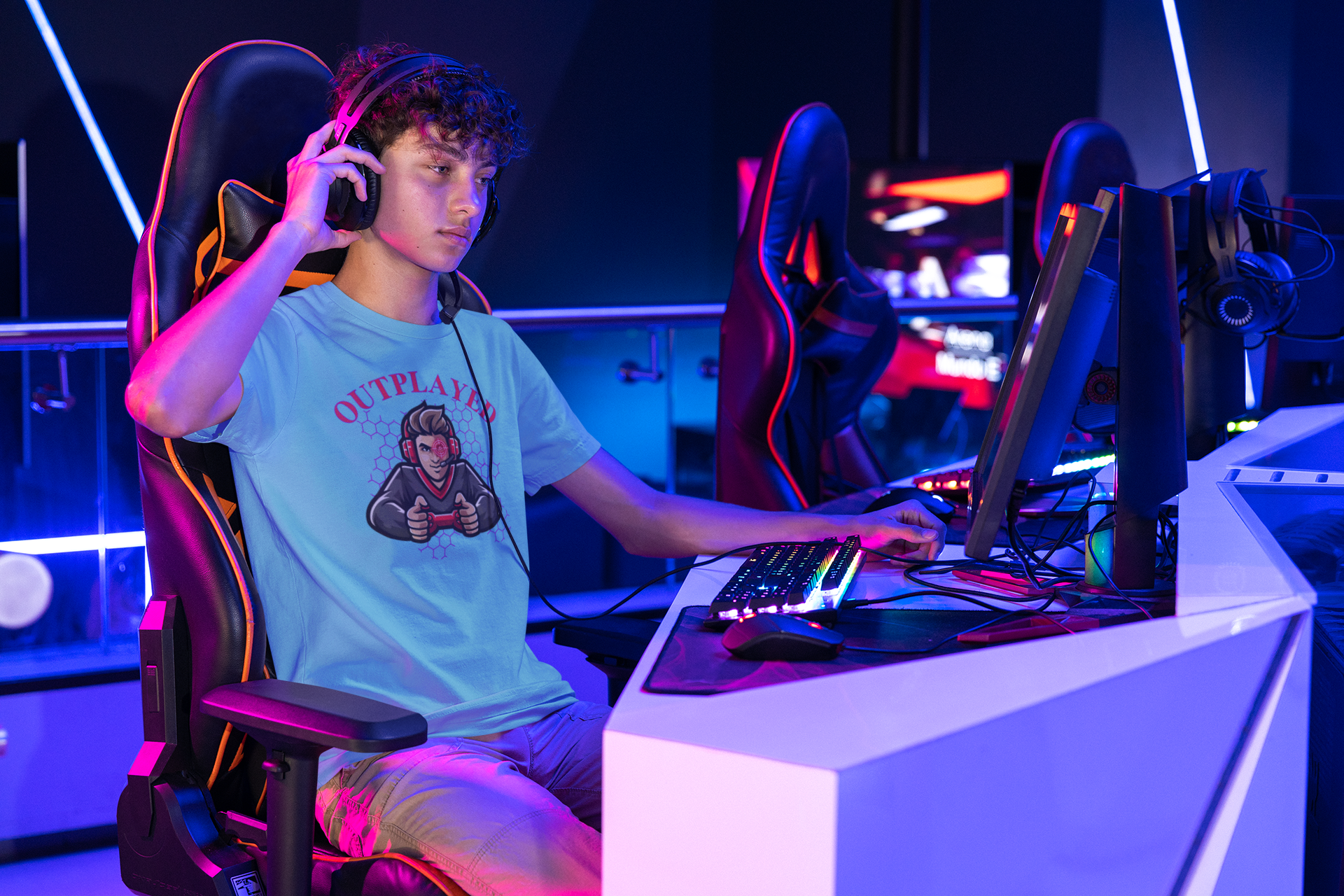 Gaming Vibes Unisex T-Shirt - Outplayed Design