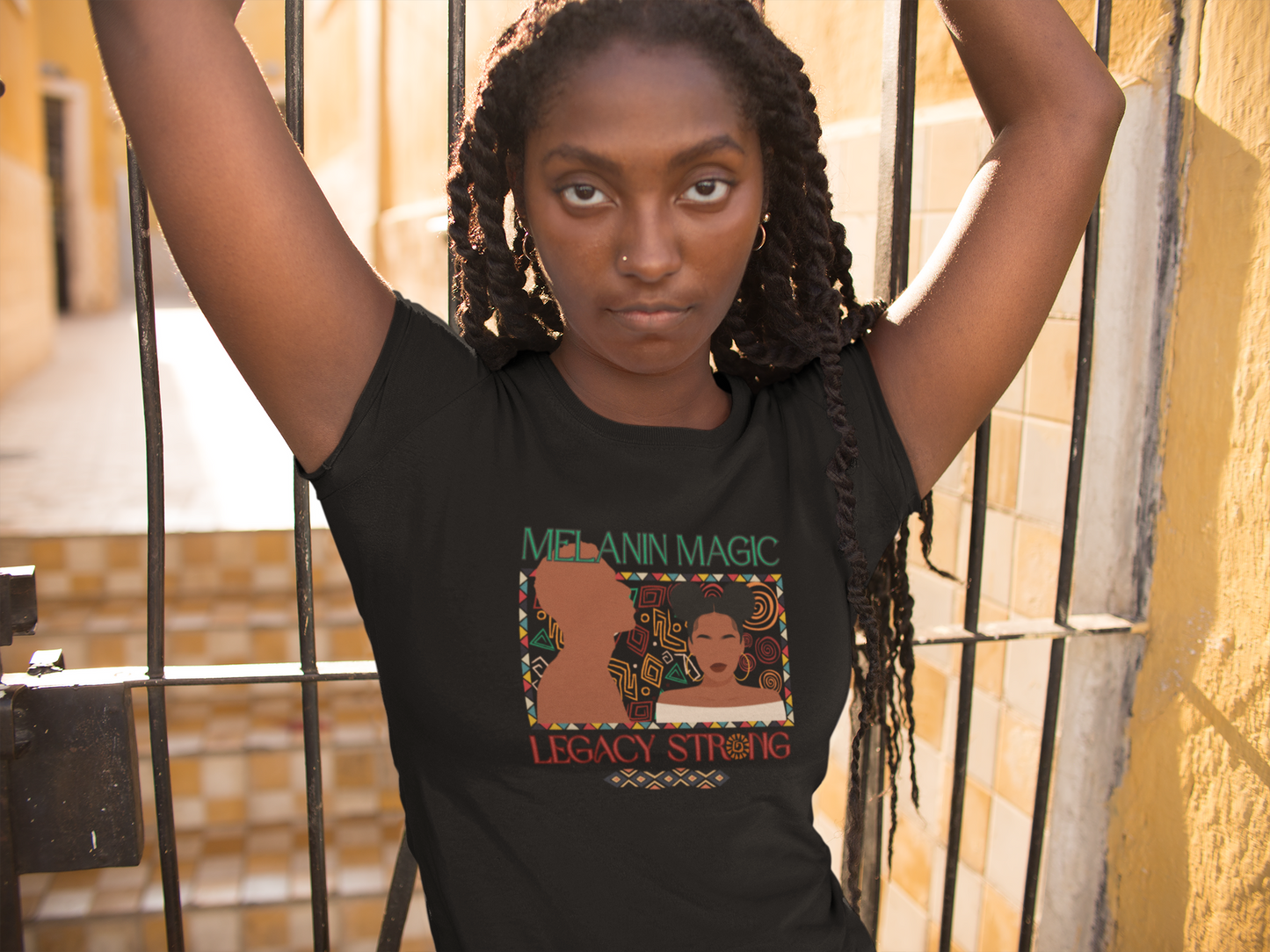Melanin Magic Unisex T-Shirt, Cultural Pride Tee, Legacy Strong Graphic Tee, Gift for Celebrations, Inclusive Fashion