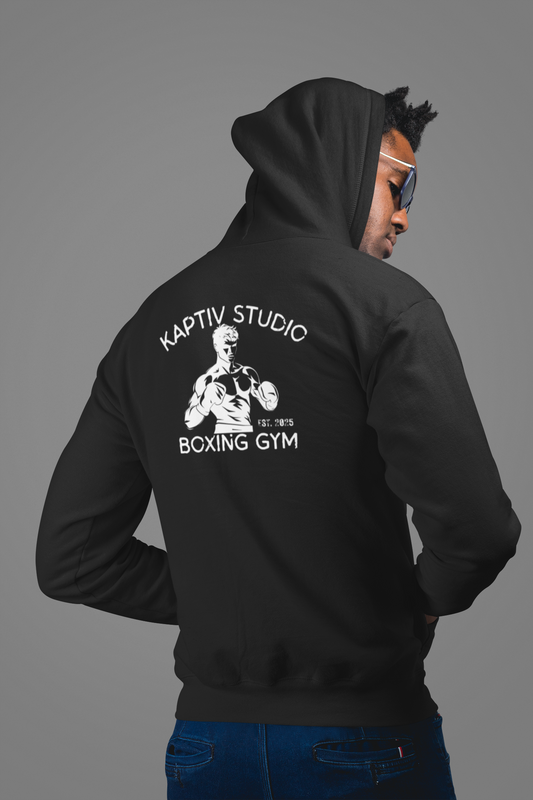 Kaptiv Studio Boxing Gym Hoodie - Unisex Heavy Blend™ Sweatshirt, Fitness Apparel, Workout Hoodie, Boxing Gifts, Gym Clothing