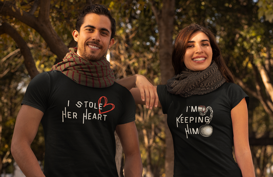 Couples Love Tee | Unisex T-Shirt, Romantic Apparel, Casual Wear