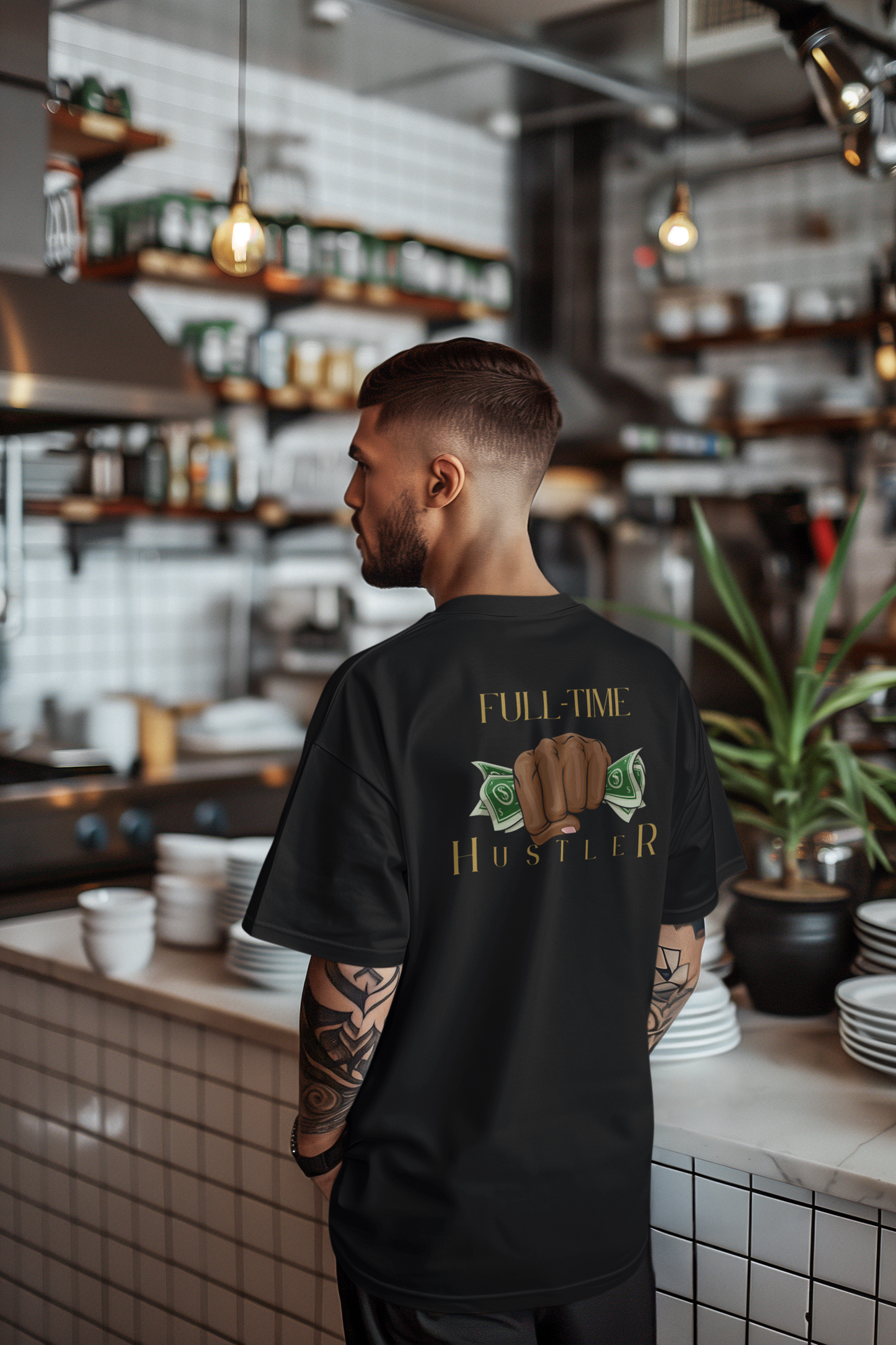 Crowned Hustler T-Shirt Unisex Inspirational Tee Motivational Shirt Gift for Entrepreneurs Casual Wear Empowerment Apparel