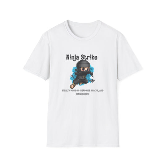 Ninja Strike Unisex Heavy Cotton Tee - Fun Graphic Tee for Kids & Adults